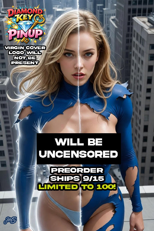 Diamond Key Pinup #7 (Invisible Woman Cosplay Cover)